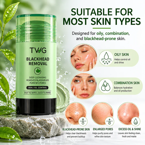 Green Tea Clay Mask Stick – Daily Skin Reset Ritual 💚